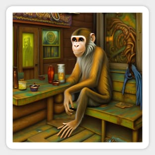 Tavernous Monkey Sticker